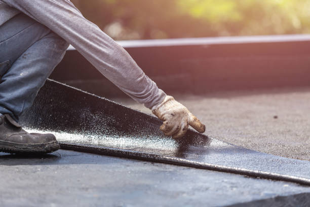 Professional Waterproofing technician working in Madison, VA